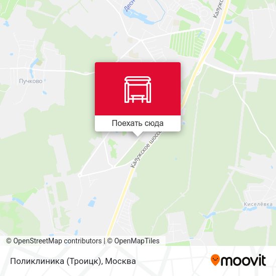 Карта Поликлиника (Троицк)