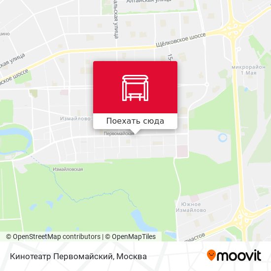 Карта Кинотеатр Первомайский