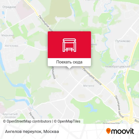 Карта Ангелов переулок