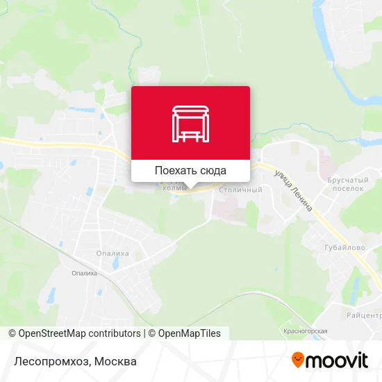 Карта Лесопромхоз