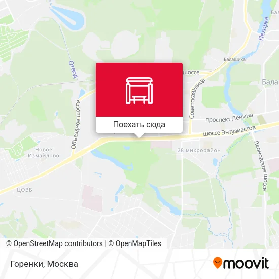 Карта Горенки