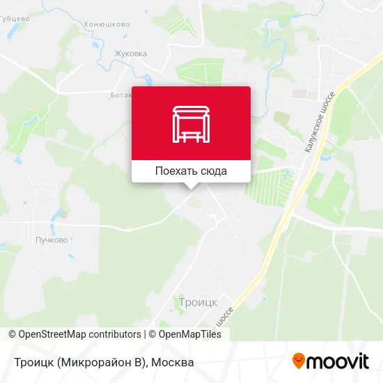 Карта Троицк (Микрорайон В)