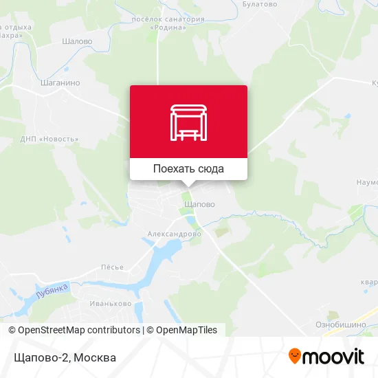Карта Щапово-2