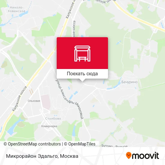Карта Микрорайон Эдальго