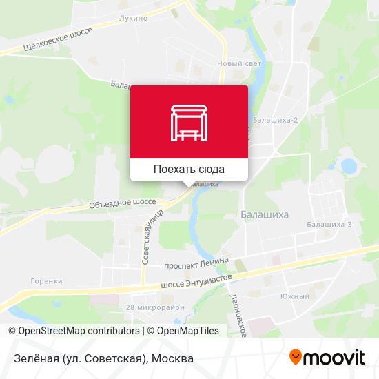 Карта Зелёная (ул. Советская)