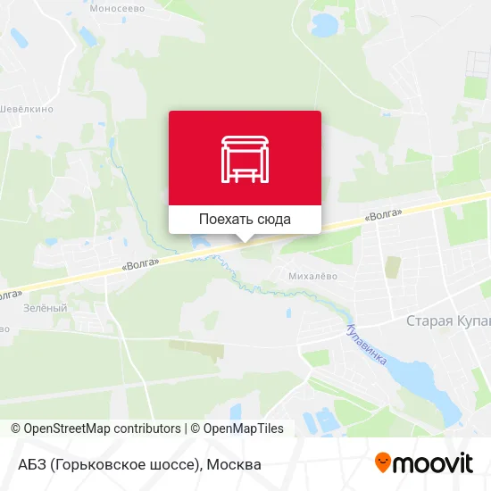 Карта АБЗ (Горьковское шоссе)