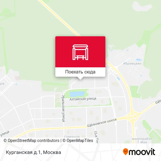 Карта Курганская д.1