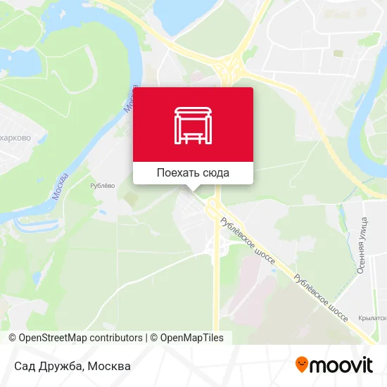 Карта Сад Дружба