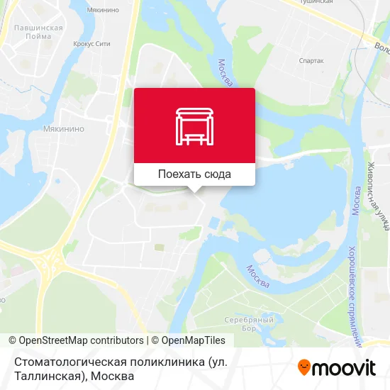 Карта Стоматологическая поликлиника (ул. Таллинская)