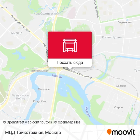 Карта МЦД Трикотажная