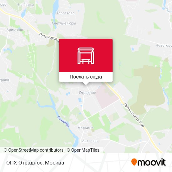 Карта ОПХ Отрадное
