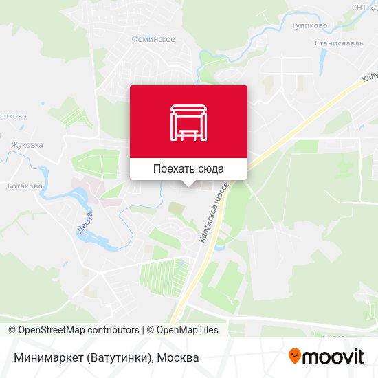 Карта Минимаркет (Ватутинки)