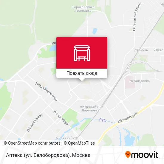 Карта Аптека (ул. Белобородова)
