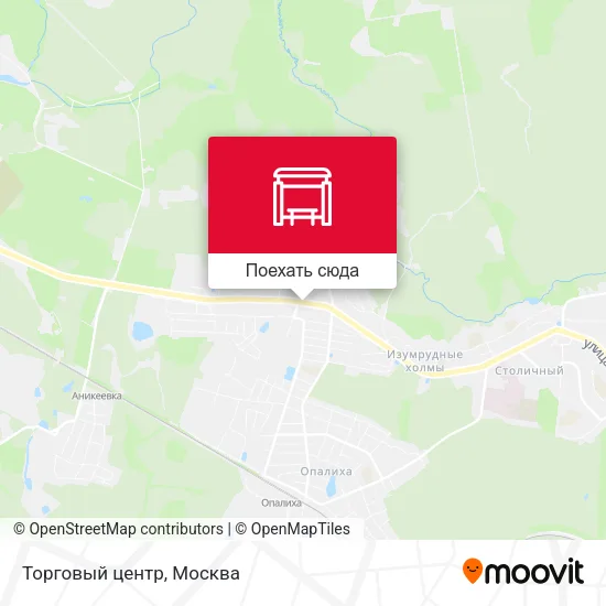 Карта Торговый центр