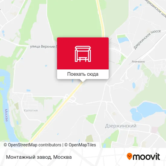 Карта Монтажный завод
