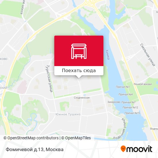 Карта Фомичевой д.13