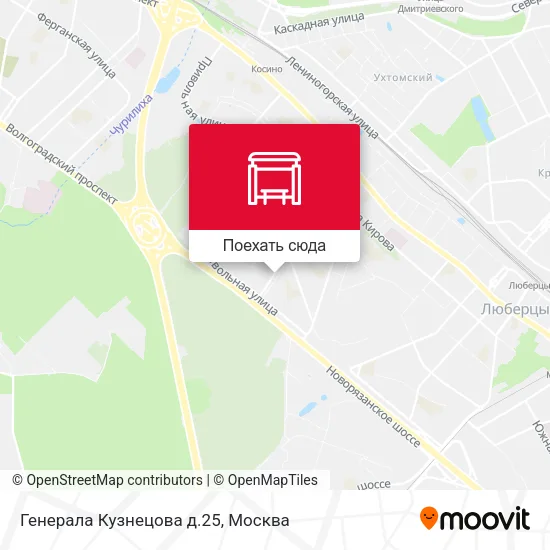 Карта Генерала Кузнецова д.25