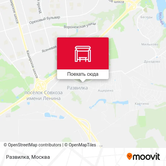 Карта Развилка