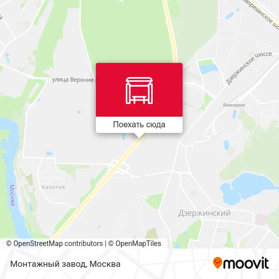 Карта Монтажный завод