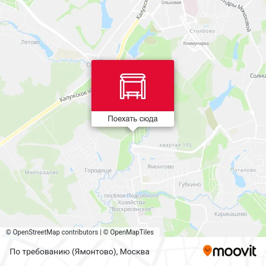 Карта По требованию (Ямонтово)