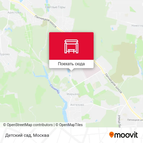 Карта Детский сад