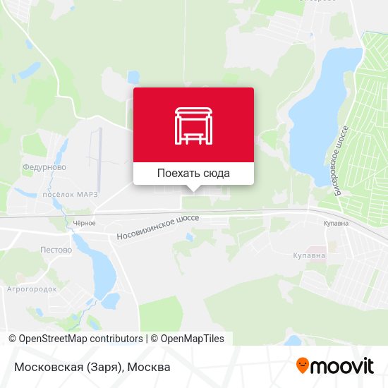 Карта Московская (Заря)