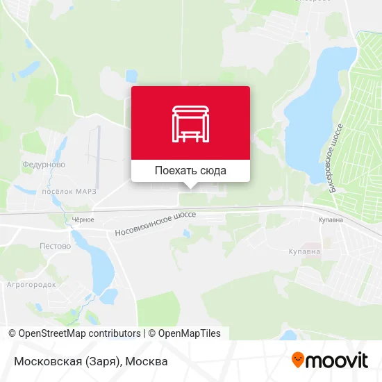 Карта Московская (Заря)