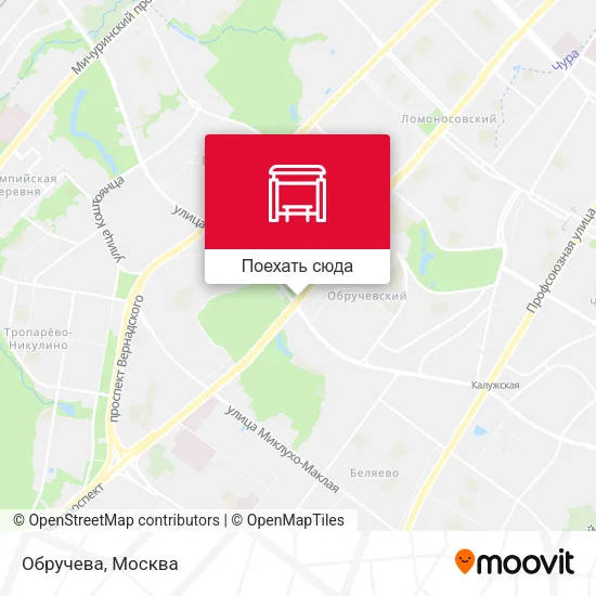 Карта Обручева