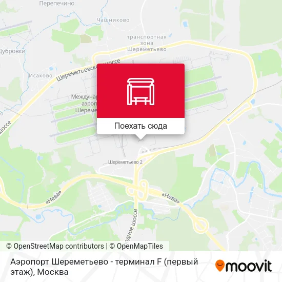 Карта Аэропорт Шереметьево - терминал F (первый этаж)
