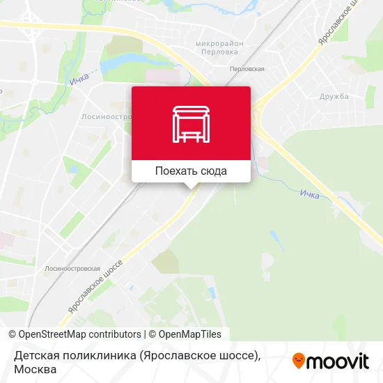 Карта Детская поликлиника (Ярославское шоссе)