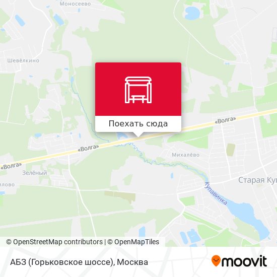 Карта АБЗ (Горьковское шоссе)