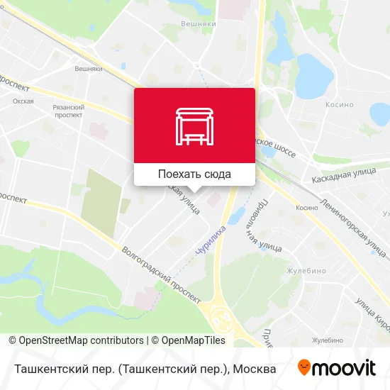 Карта Ташкентский пер.