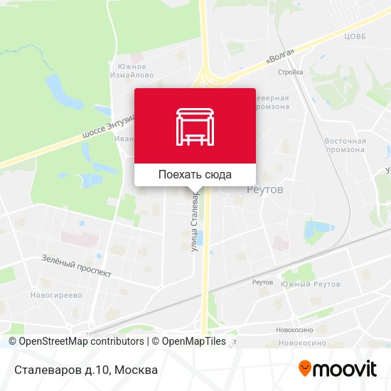 Карта Сталеваров д.10