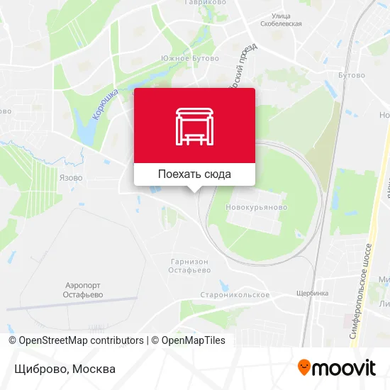 Карта Щиброво