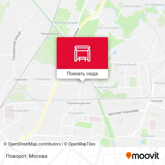 Карта Поворот