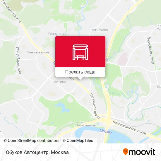 Карта Обухов Автоцентр
