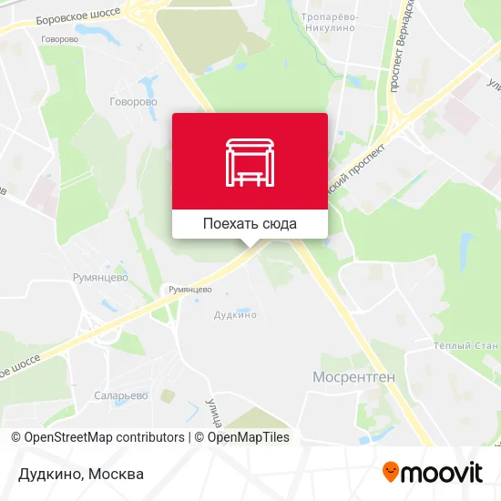 Карта Дудкино