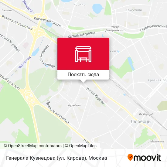Карта Генерала Кузнецова (ул. Кирова)