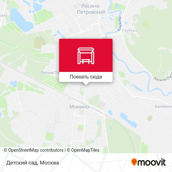 Карта Детский сад