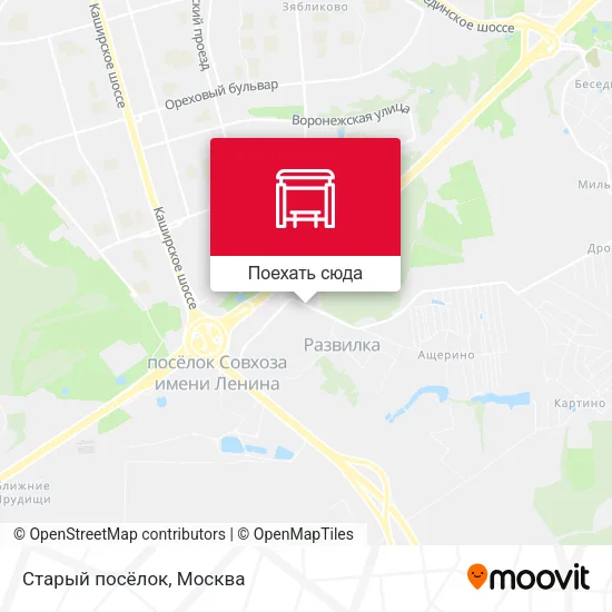 Карта Старый посёлок