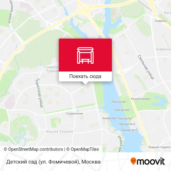 Карта Детский сад (ул. Фомичевой)