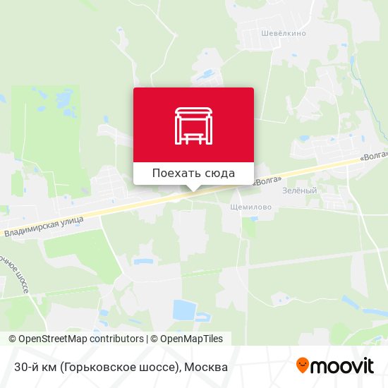 Карта 30-й км (Горьковское шоссе)
