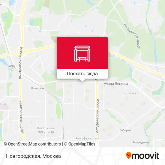 Карта Новгородская