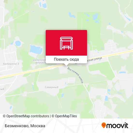 Карта Безменково