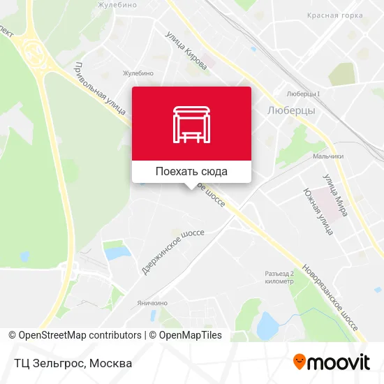 Карта ТЦ Зельгрос