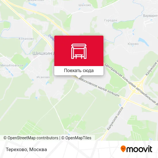 Карта Терехово