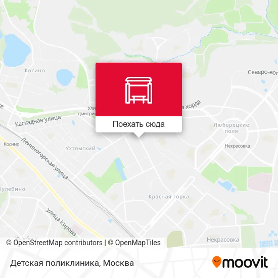 Карта Детская поликлиника