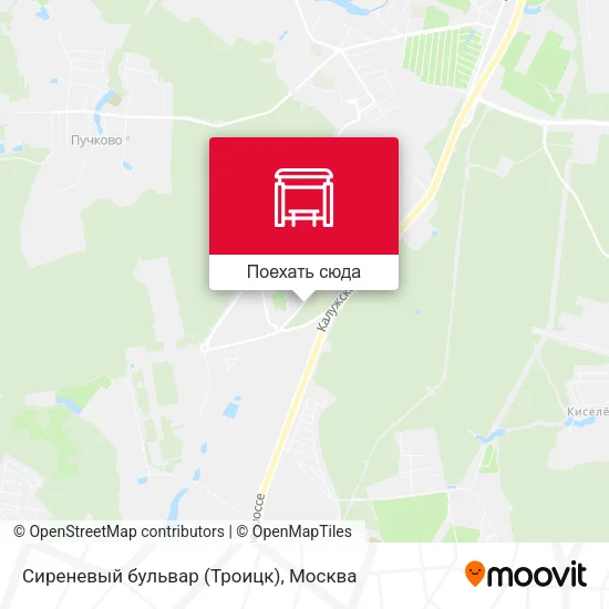 Карта Сиреневый бульвар (Троицк)