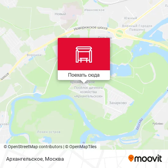 Карта Архангельское