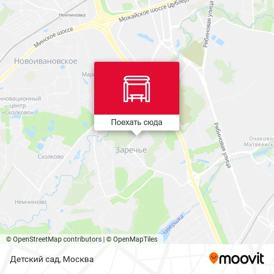 Карта Детский сад